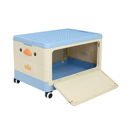 กล่องเก็บของ STACKO KID DUCK SIZE M 54X36X34 ซม. สีฟ้า_4