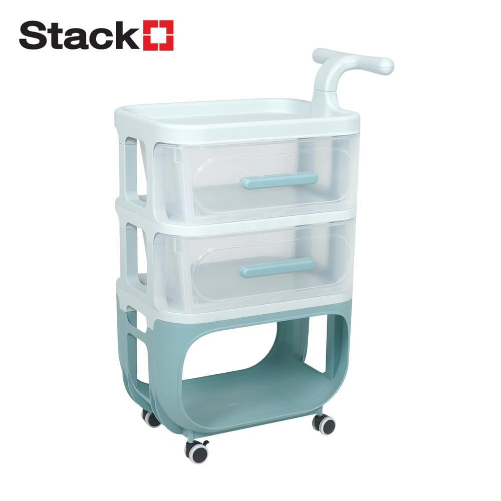ชั้นวางของ 3 ชั้น STACKO KID VIVE 50X32X78 ซม. สีฟ้า_0