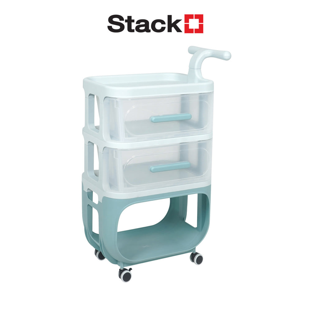 ชั้นวางของ 3 ชั้น STACKO KID VIVE 50X32X78 ซม. สีฟ้า