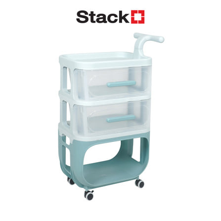ชั้นวางของ 3 ชั้น STACKO KID VIVE 50X32X78 ซม. สีฟ้า_1