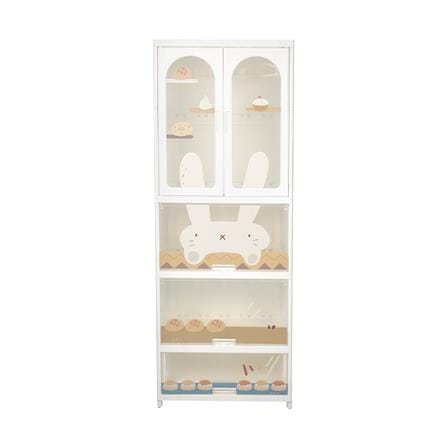 ตู้เสื้อผ้า 4 ชั้น STACKO RABBIT 58X40X157 ซม. สีขาว_2