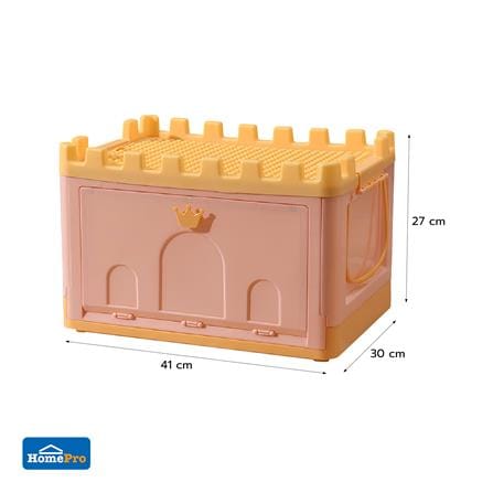 กล่องเก็บของ STACKO KID FORT SIZE S 41X30X27 ซม. สีชมพู_5