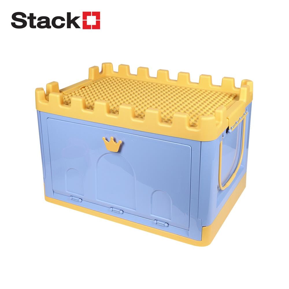 กล่องเก็บของ STACKO KID FORT SIZE M 53X37X34 ซม. สีฟ้า