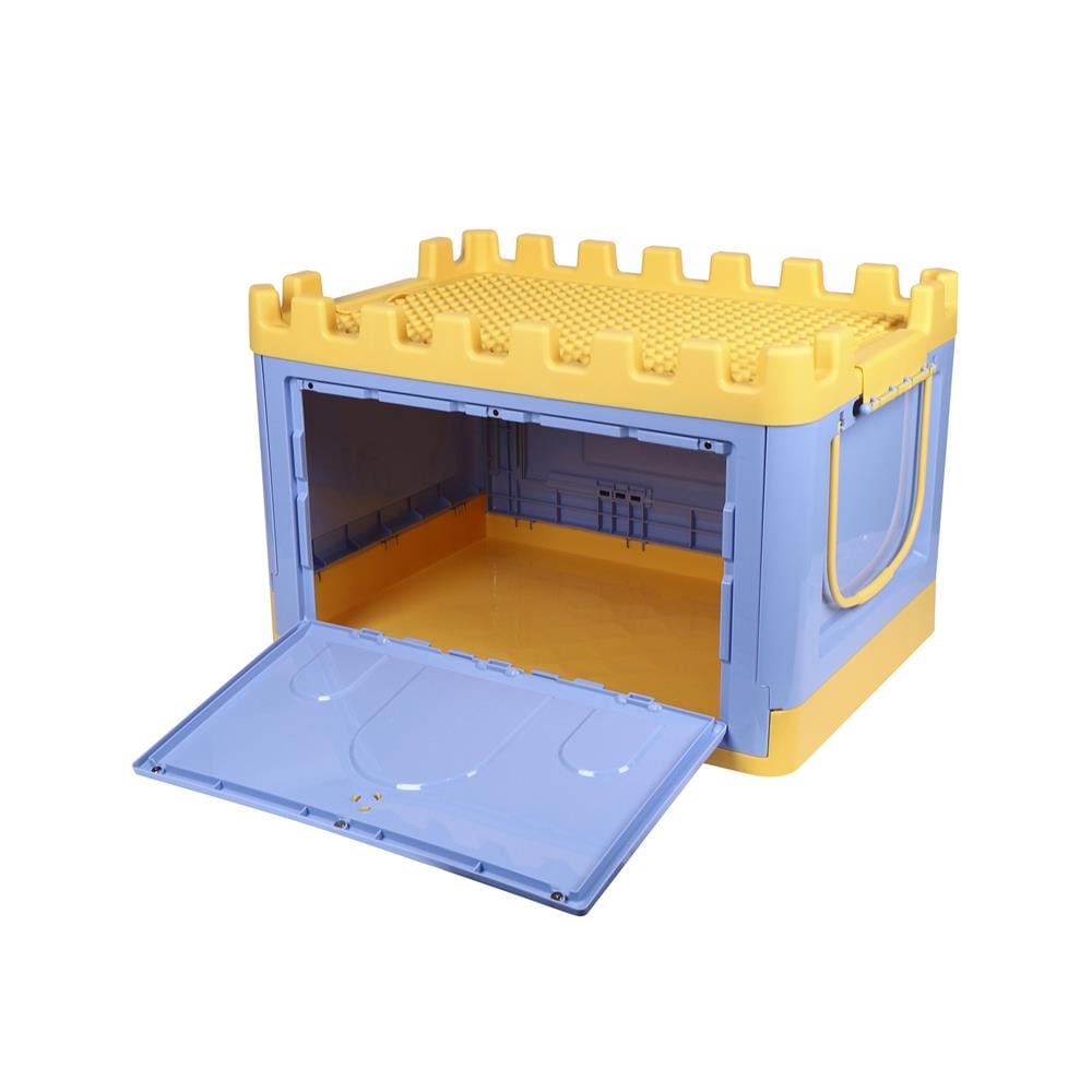 กล่องเก็บของ STACKO KID FORT SIZE M 53X37X34 ซม. สีฟ้า