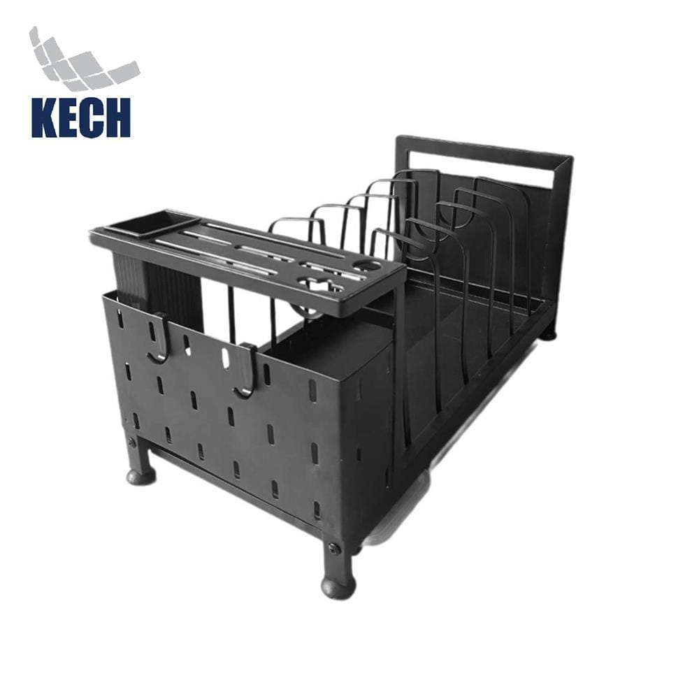 ที่เก็บกระทะและฝาหม้อพร้อมกล่องเก็บมีด KECH BLACKY