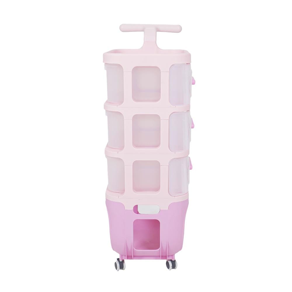 ชั้นวางของ 4 ชั้น STACKO KID VIVE 50X32X94 ซม. สีชมพู