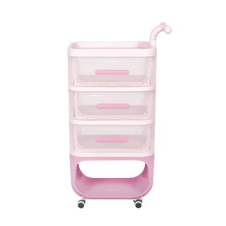 ชั้นวางของ 4 ชั้น STACKO KID VIVE 50X32X94 ซม. สีชมพู_2