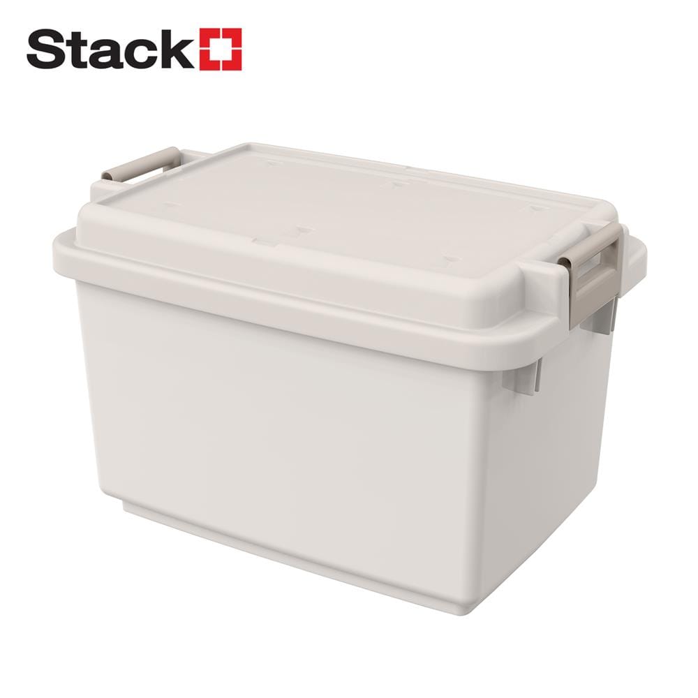 กล่องเก็บของ STACKO CIRCULAR PLUS 100 ลิตร 49.1x74.3x49.2 ซม. สีเทา_1