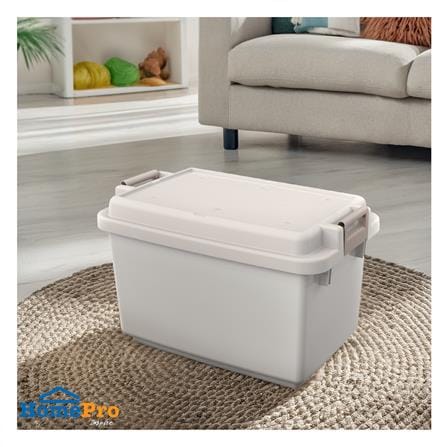 กล่องเก็บของ STACKO CIRCULAR PLUS 100 ลิตร 49.1x74.3x49.2 ซม. สีเทา_4