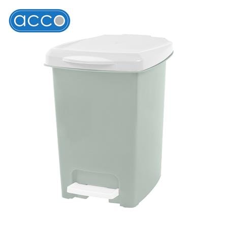 ถังขยะเหยียบเหลี่ยม ACCO CIRCULAR 10 ลิตร สีเขียว_0