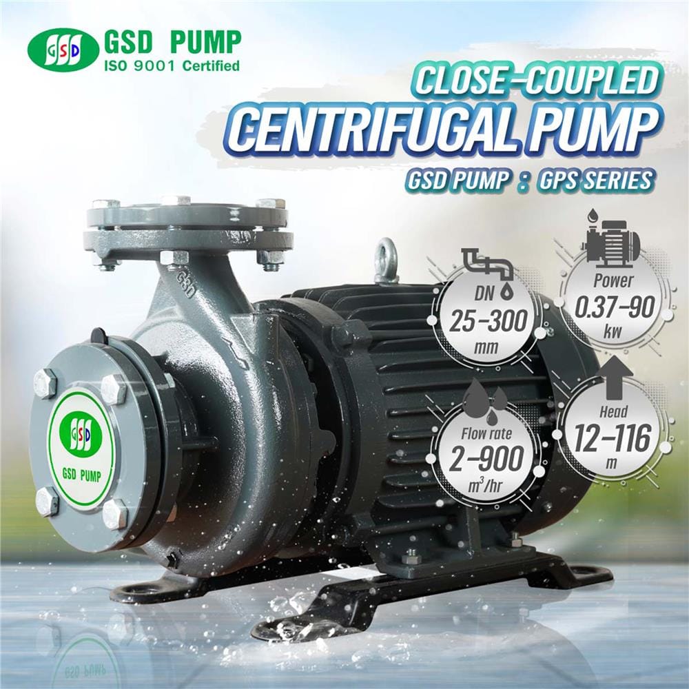 ปั๊มหอยโข่ง GSD PUMP G32-50 2 แรงม้า