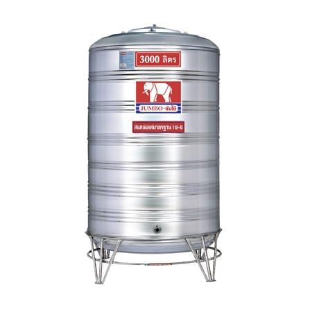 ถังเก็บน้ำสเตนเลส ก้นนูน JUMBO 3000 ลิตร_0