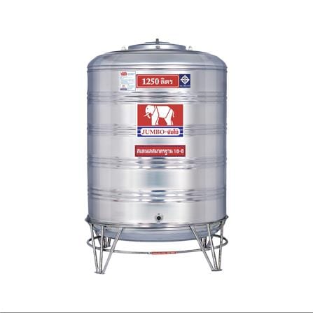 ถังเก็บน้ำสเตนเลส ก้นนูน JUMBO 1250 ลิตร_0