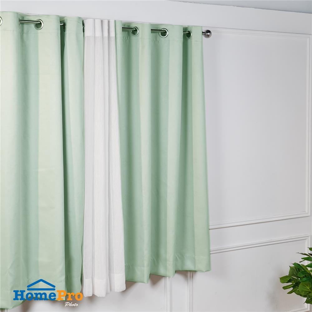 ผ้าม่าน EYELET HOME LIVING STYLE CARROLL UV 150X160 ซม. สีเขียว