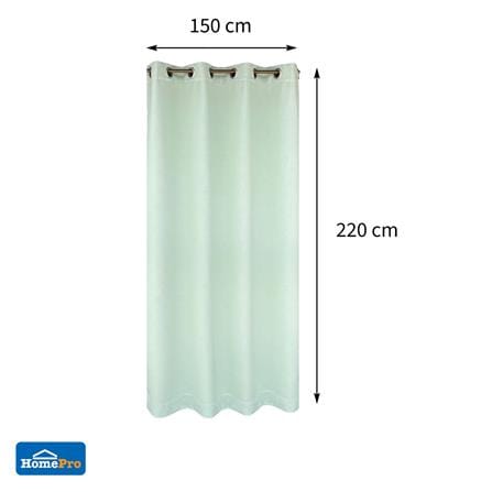 ผ้าม่าน EYELET HOME LIVING STYLE CARROLL UV 150X220 ซม. สีเขียว_5