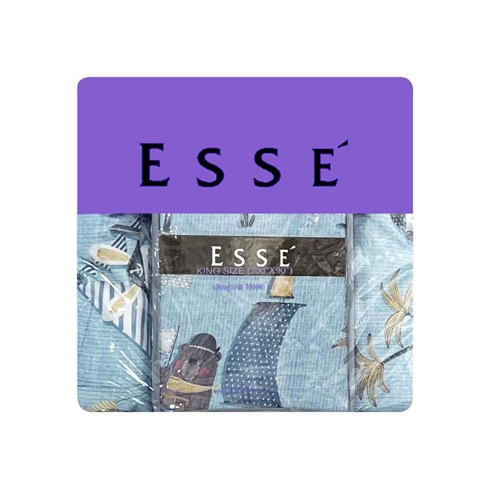 ชุดผ้าปูที่นอน 6 ฟุต 6 ชิ้น ESSE TENCEL 520T 5307