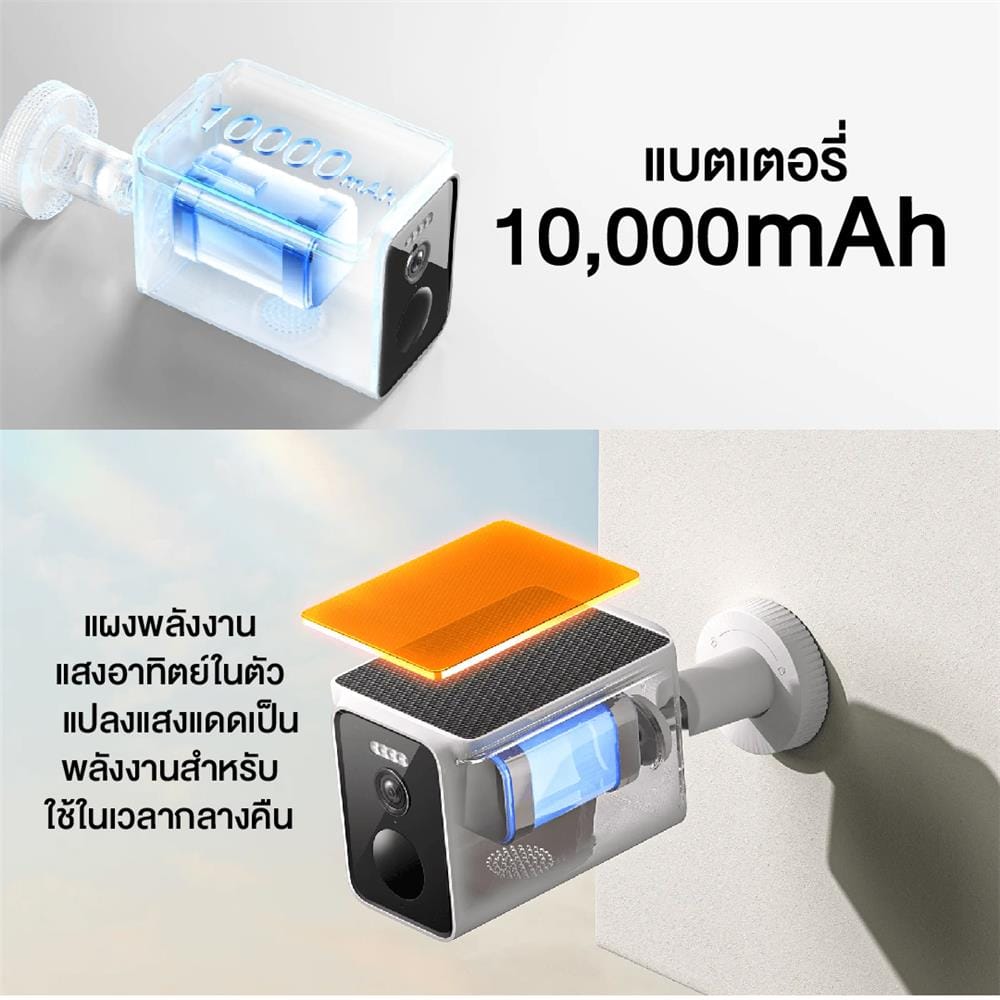 กล้องวงจรปิดภายนอก XIAOMI BW 400 PRO 4 ล้านพิกเซล สีขาว