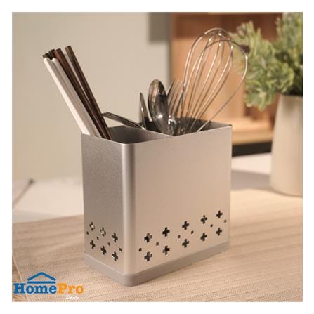 กล่องใส่ช้อนส้อมอะลูมิเนียม 2 ช่อง KECH NOBLE_4