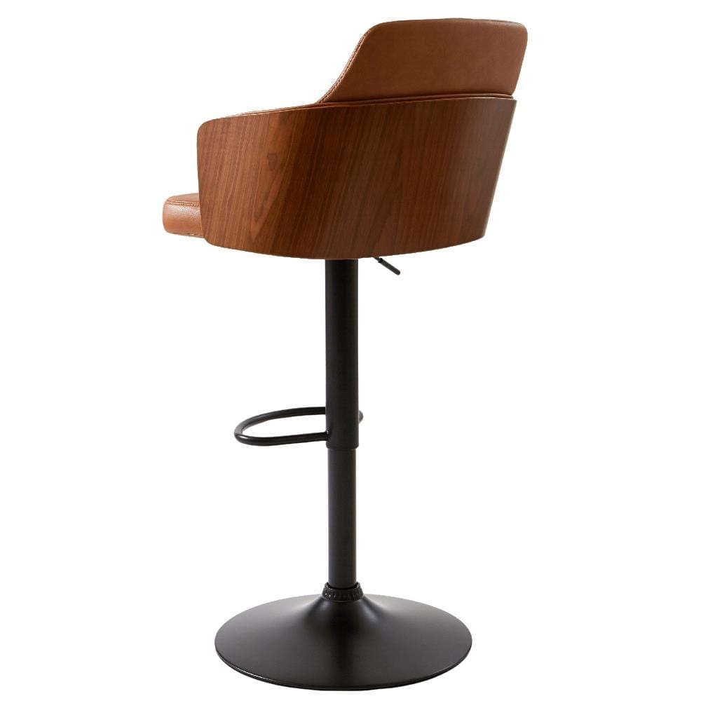 เก้าอี้บาร์ FURINTREND WALNUT BAR สีน้ำตาล