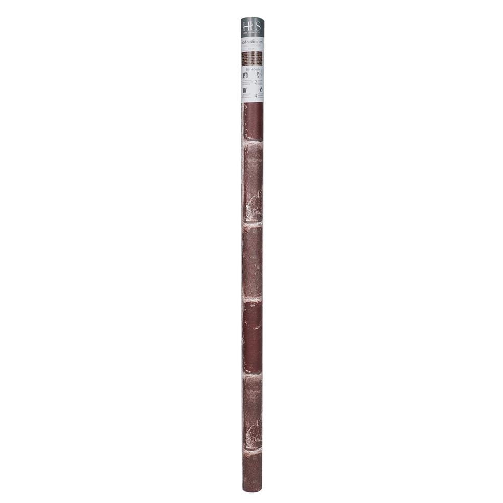 วอลล์สติกเกอร์ HOME LIVING STYLE BRICK 0.90X3 ม. สีน้ำตาล