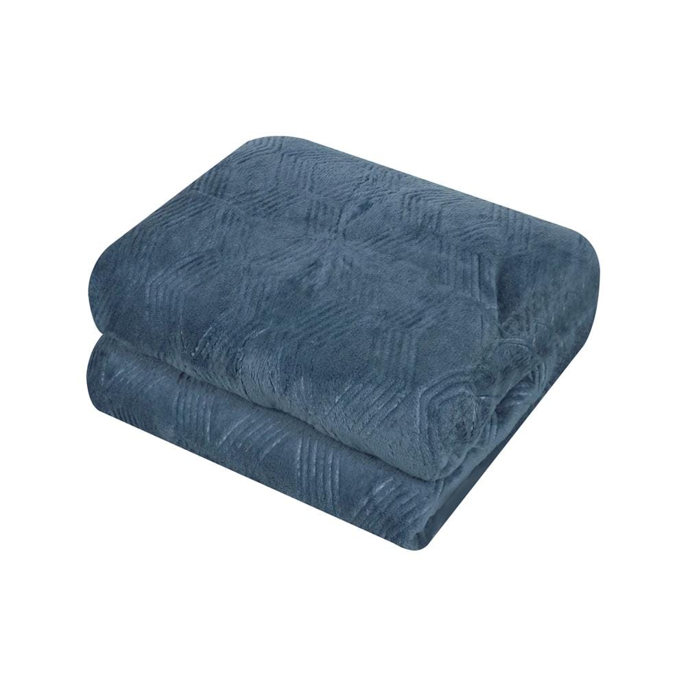 ผ้าห่ม HOME LIVING STYLE BLOOMING 60X80 นิ้ว สี BLUE_1