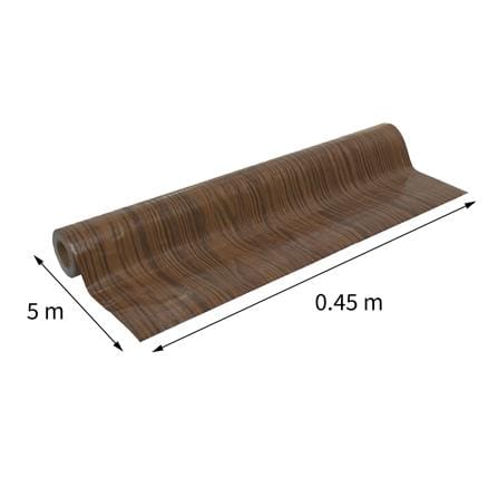 วอลล์สติกเกอร์ HOME LIVING STYLE WOOD 0.45X5 ม. สีน้ำตาล_3