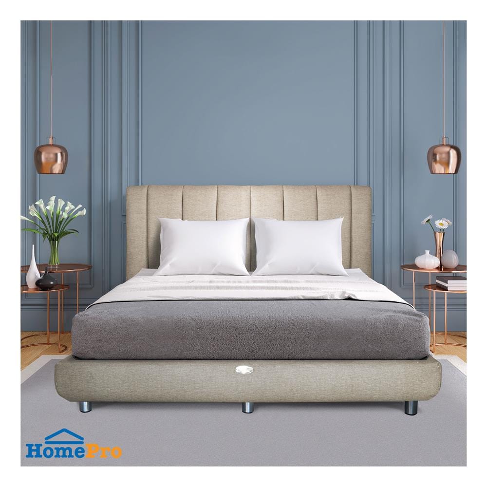 ฐานรองหัวเตียง 6 ฟุต SLUMBERLAND GRACIA สีน้ำตาล