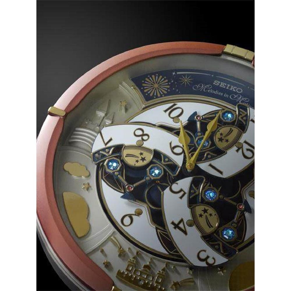 นาฬิกาแขวน SEIKO CLOCKS MELODY QXM378B 16 นิ้ว สีน้ำตาล