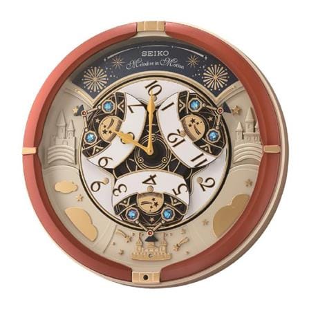 นาฬิกาแขวน SEIKO CLOCKS MELODY QXM378B 16 นิ้ว สีน้ำตาล_2