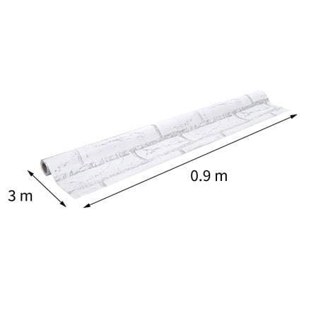 วอลล์สติกเกอร์ HOME LIVING STYLE BRICK 0.90X3 ม. สีขาว_6