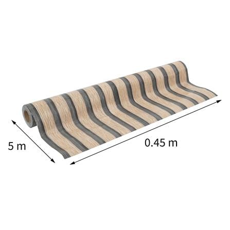 วอลล์สติกเกอร์ HOME LIVING STYLE LATH 0.45X5 ม. สีน้ำตาลเข้ม_3