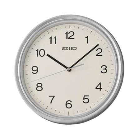 นาฬิกาแขวน SEIKO CLOCKS QHA008S 10.82 นิ้ว สีเงิน_0