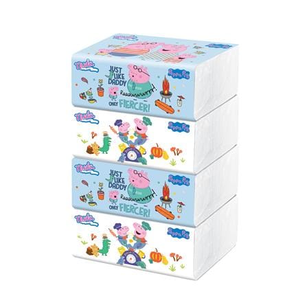 กระดาษเช็ดหน้า NUDA PEPPA PIG แพ็ก 4 ชิ้น_0