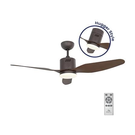 พัดลมโคมไฟ LED WINFAVOUR WFDC52/DC33(ORB) 46 นิ้ว 18 วัตต์ DAYLIGHT/COOL WHITE/WARM WHITE สีน้ำตาล_0