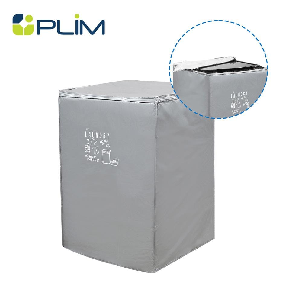 ถุงคลุมเครื่องซักผ้าฝาบน PLIM WASH DRY SIZE M สีเทา