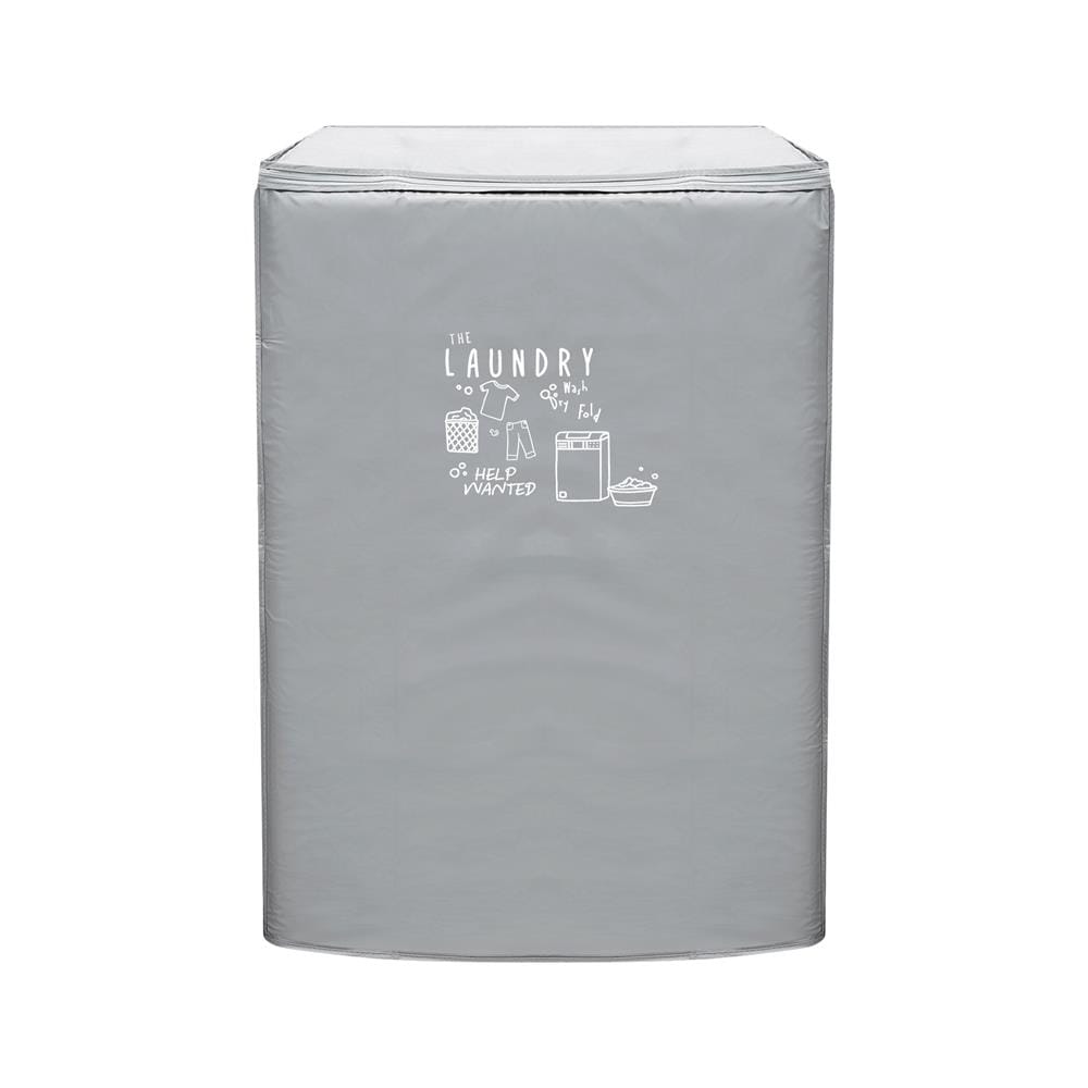 ถุงคลุมเครื่องซักผ้าฝาบน PLIM WASH DRY SIZE M สีเทา