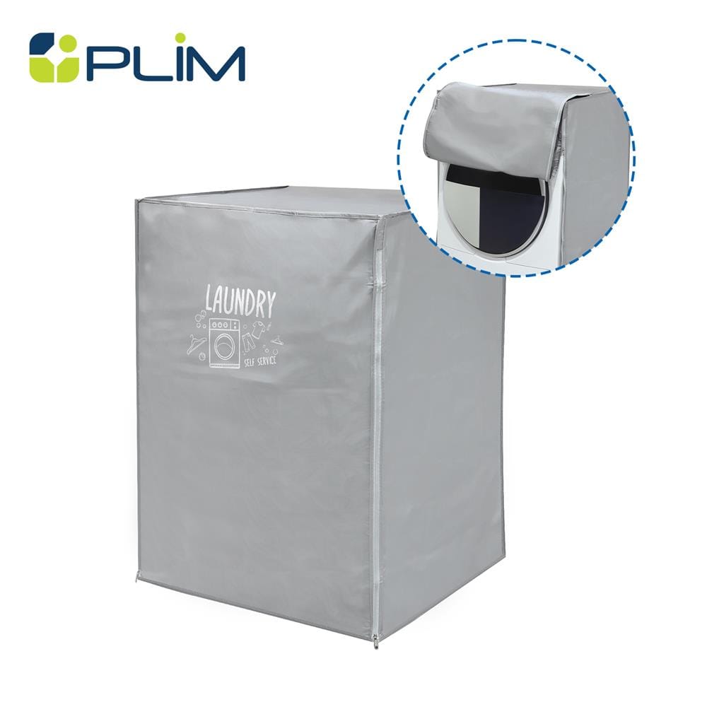ถุงคลุมเครื่องซักผ้าฝาหน้า PLIM WASH DRY SIZE M สีเทา