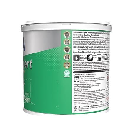 สีน้ำทาภายใน ชนิดด้าน TOA SHIELD EXPERT BASE D 1 แกลลอน_2