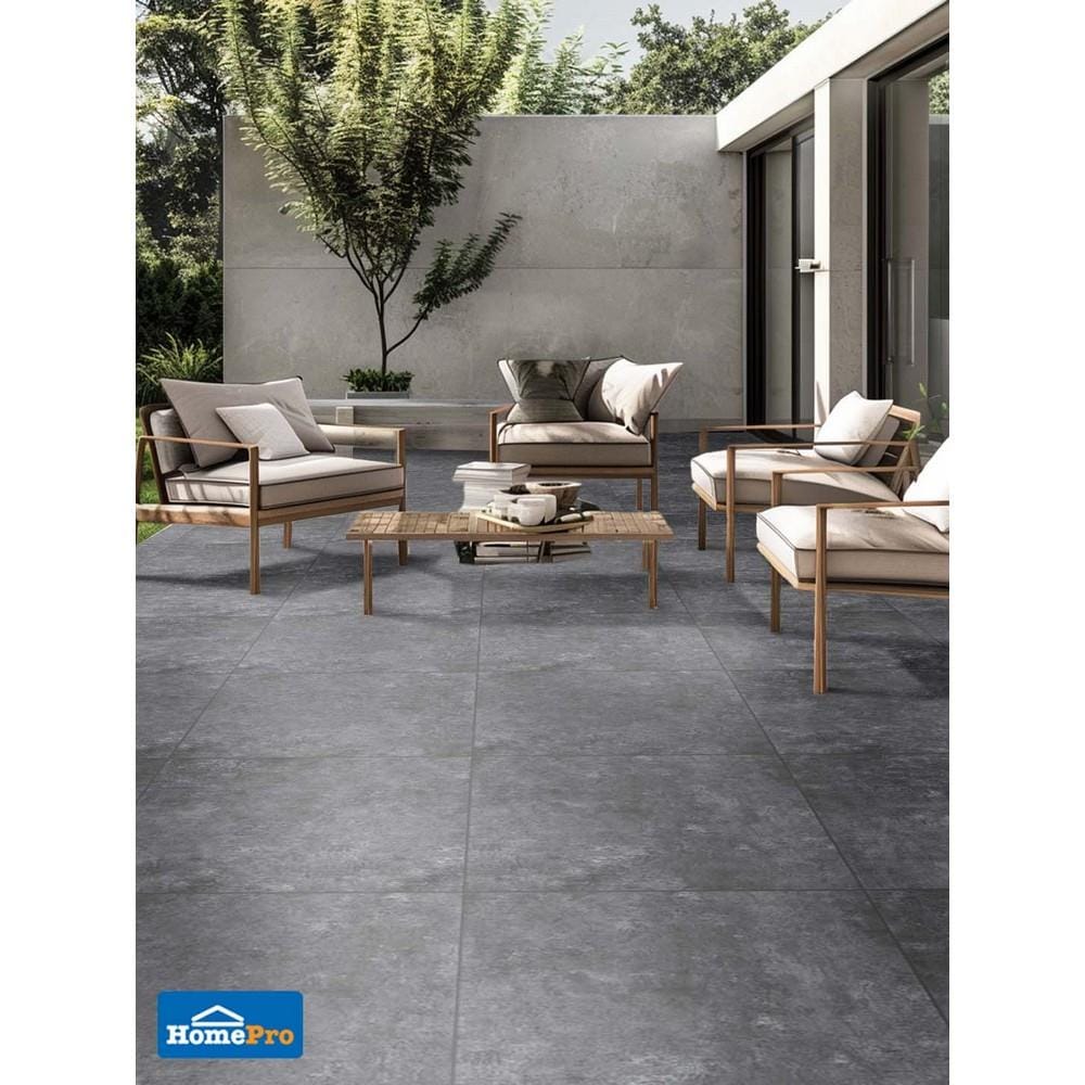 กระเบื้องพื้นพอร์ซเลน 60x60 ซม. CERGRES โลกิ ไลท์เกรย์ A 1.44 ตร.ม.