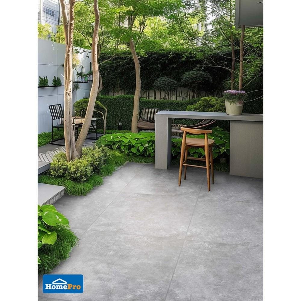 กระเบื้องพื้นพอร์ซเลน 60x60 ซม. CERGRES โลกิ ไลท์เกรย์ A 1.44 ตร.ม.