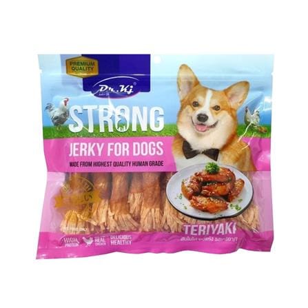 ขนมสุนัข DR.KJ CHICKEN FILLET SLICE TERIYAKI 250 ก._0