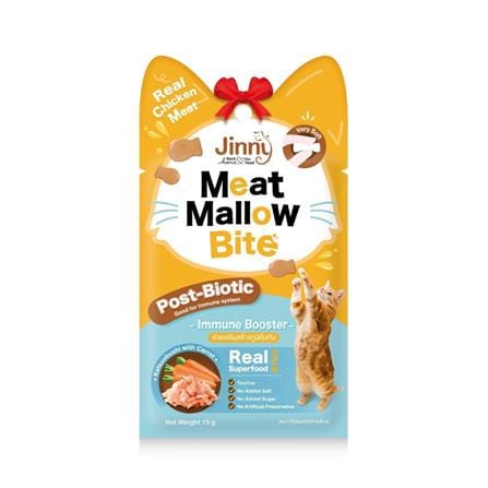 ขนมแมว JINNY MEAT MELLOW BITE KATSUO CARROT 15 ก._0