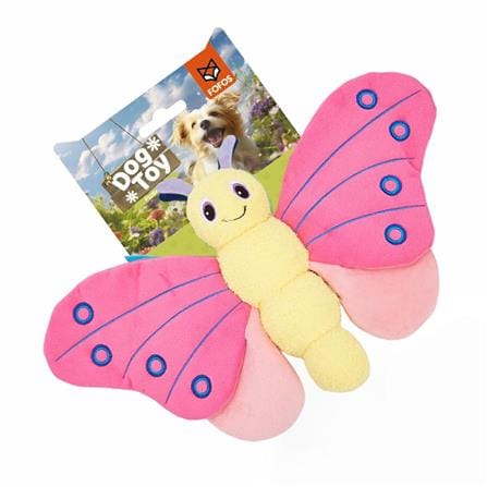 ของเล่นสุนัข FOFOS JUMBO BUTTERFLY สีชมพู_0