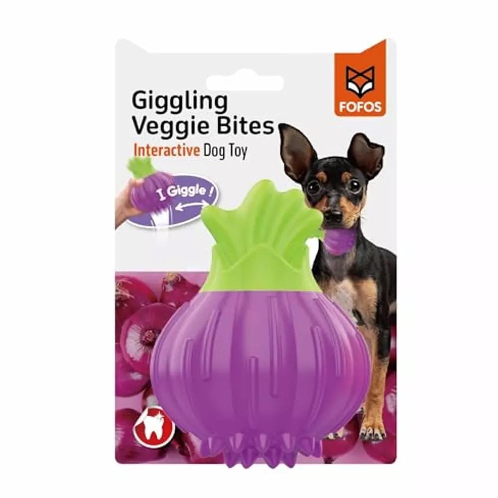 ของเล่นสุนัข FOFOS GIGGLING VEGGIE ONION