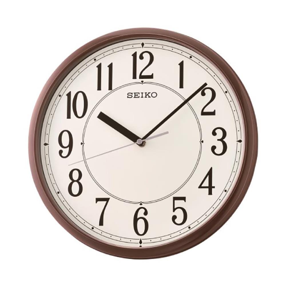 นาฬิกาแขวน SEIKO CLOCKS QXA756B 12 นิ้ว สีน้ำตาล