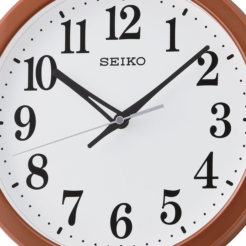 นาฬิกาแขวน SEIKO CLOCKS QHA012B 11.02 นิ้ว สีน้ำตาล