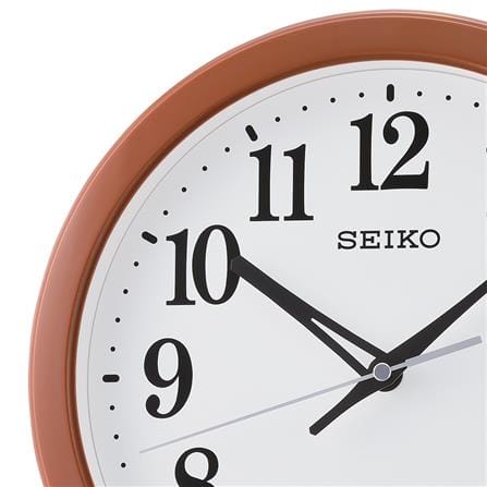 นาฬิกาแขวน SEIKO CLOCKS QHA012B 11.02 นิ้ว สีน้ำตาล_2