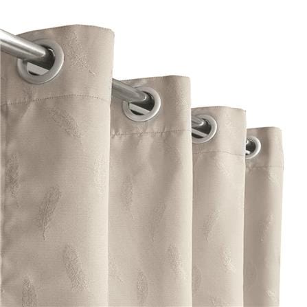 ผ้าม่าน EYELET HOME LIVING STYLE ZORA UV 140X160 ซม. สีครีม_1