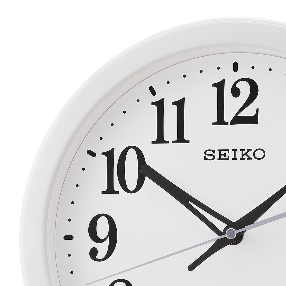 นาฬิกาแขวน SEIKO CLOCKS QHA012W 11.02 นิ้ว สีขาว
