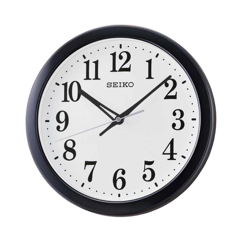 นาฬิกาแขวน SEIKO CLOCKS QHA012K 11.02 นิ้ว สีดำ